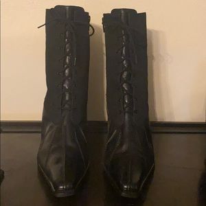 Stuart Weitzman Black Stilleto Boots